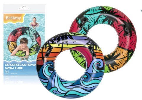 Dmuchane Koło Do Pływania 91 cm Bestway 36350 Dmuchane Koło Do Pływania 91 cm Bestway 36350